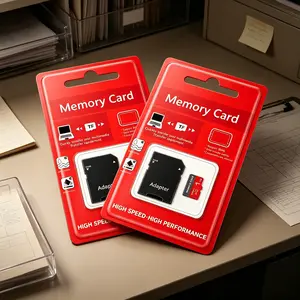 Durable SD Memory Card for Surveillance Cameras, 2 PCS Micro TF SD Cards with Adapter for Car Audio, 1TB MicroSDXC Card for Mobile Phones, Micro SD Card & SD Card for Dash Cams and PC Safe File Storage