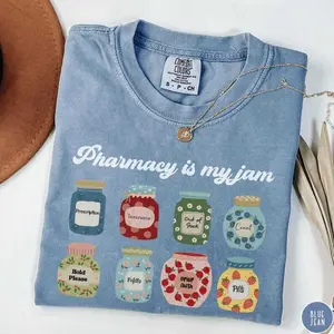 Pharmacy is my jam CPhT shirt, pharmacy tech staff T-shirt, Comfort Colors graduation gift, pharmacy student shirt, funny pharmacy t-shirt