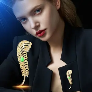 Women's Elegant Golden Metal Spiral Brooch - Vintage Collar Pin with Heart-Shaped Center & Teardrop -like Charms, Intricate Durable Design for Daily & Formal Wear - Wedding, Mother's Day, Anniversary Jewelry Gift for Wife, Mom, Girlfriend (