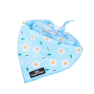 Blue Daisy Bandana