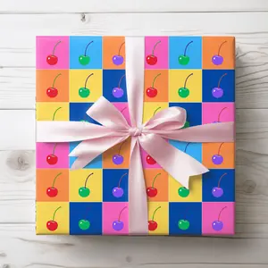 Colorful Cherry Wrapping Paper