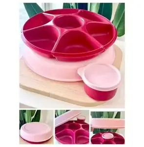 Tupperware Serving Center Bowl Containers Cover Kitchen Lid Set