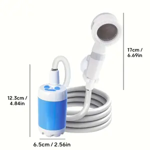 [Mobile Shower Pump] A Mobile Shower Pump for Cleaning And Motorcycles, Bathing While Hiking And Climbing, Camping at The Beach, Watering Vegetable Gardens, Irrigating Crops, Washing Pets, Maintaining Gardens During Holidays, Cleaning Yards