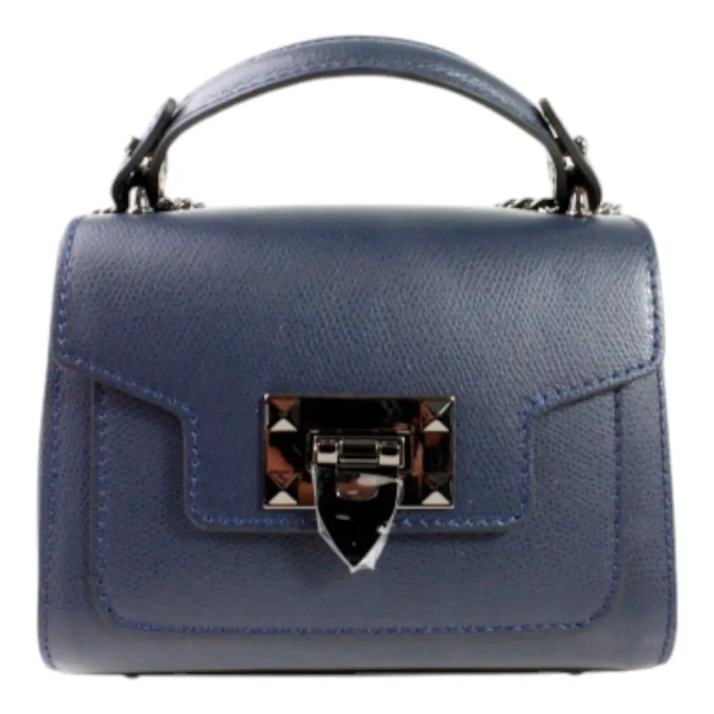Maily Handmade Purple Italian Leather Tote Bag Women's Calfskin Crossbody Handbags Suitable For Party & Wedding And Special Evening Occasion