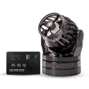 Aqua Dream 2400 GPH Smart Wavemaker with Digital Controller, Sine Wave Quiet Powerhead for Reef, Saltwater, and Freshwater Aquariums, Wireless Master/Slave & Night Mode