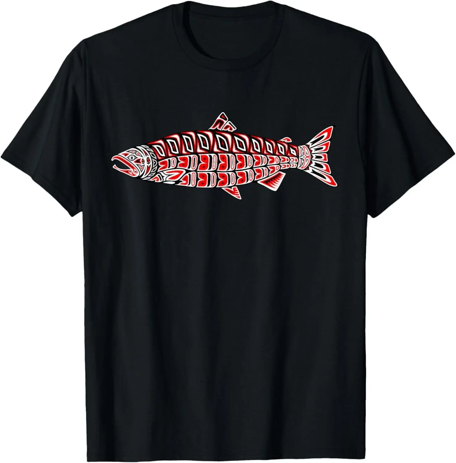 Salmon Native American Indian Pacific Northwest Coast COHO Gift Unisex T-Shirt