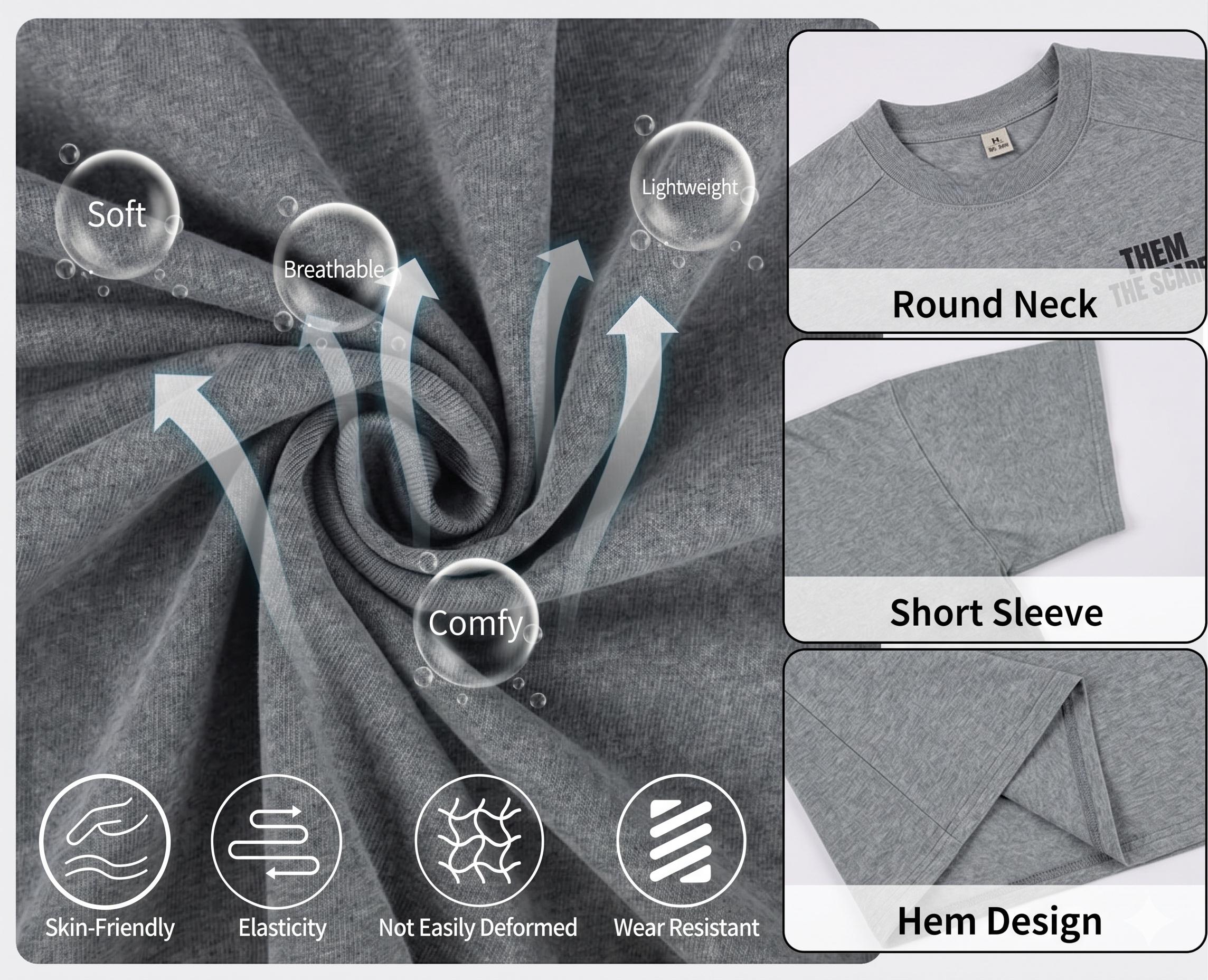 Unisex Boxy T for Petite or Asian - Comfortable Top for Everyday Wear