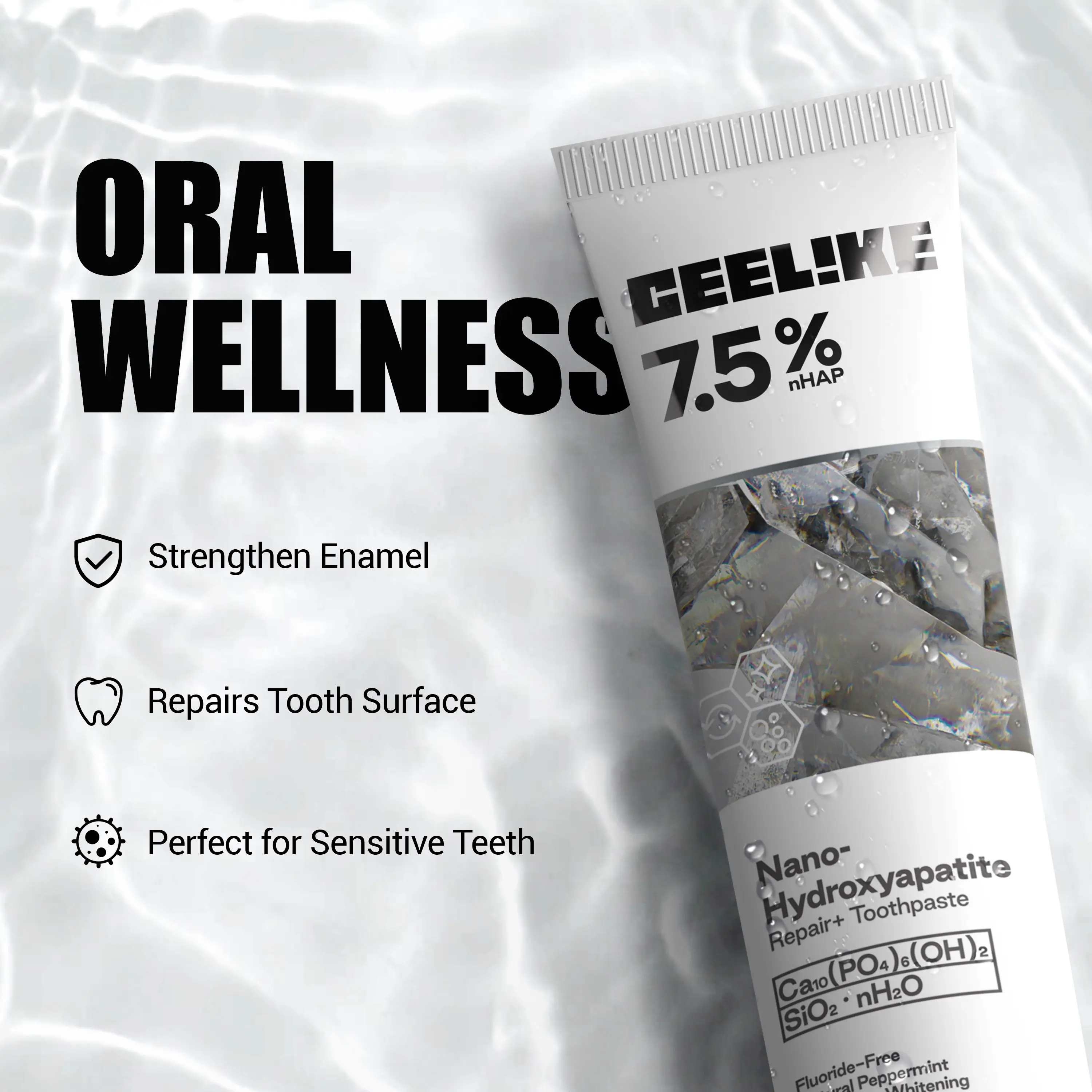 Ceelike Nano Hydroxyapatite Toothpaste | Repairs & Strengthens