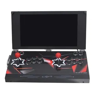 9800 in 1 Hand-held Portable Arcade Game Console 17.5-inch HD Screen Dual Players Box DX, Retro Video Game Machine Search/Hide/Pause Games