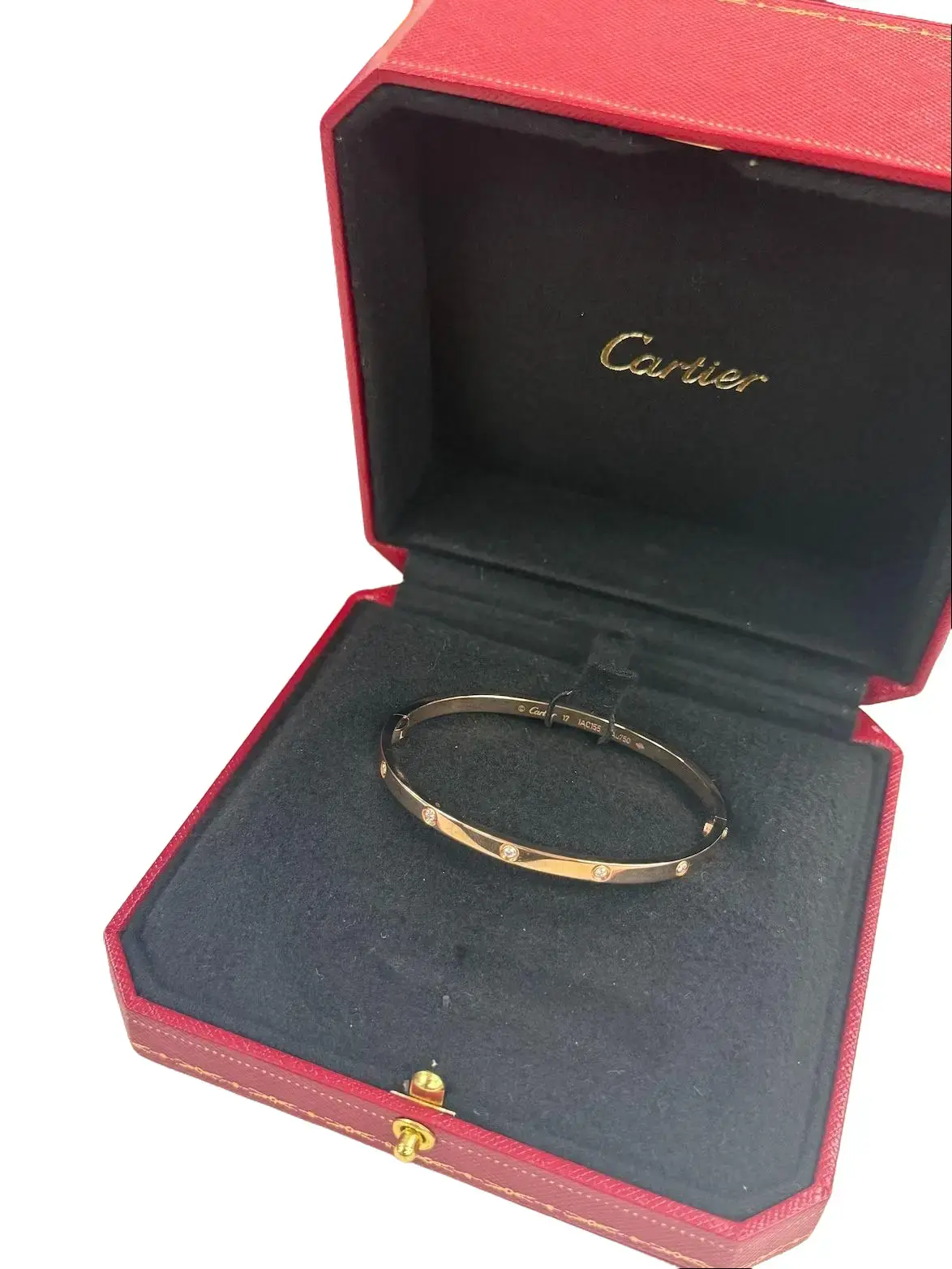 Pre-owned CALUXJ Cartier Bracelet with Box