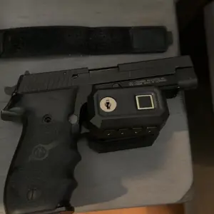 Defender SE Biometric Gun Lock: Fingerprint Trigger Lock for Pistols, Shotguns & Rifles - Heavy Duty Safety Lock for Home, Car & Travel