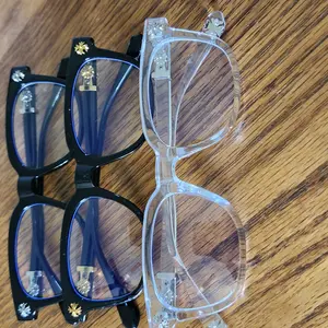 3-Pack Square Reading Glasses, Unisex Stylish Light-Luxury Frame, Multiple Styles, Business Glasses, Ideal Gift for Him and for Daily Computer Use