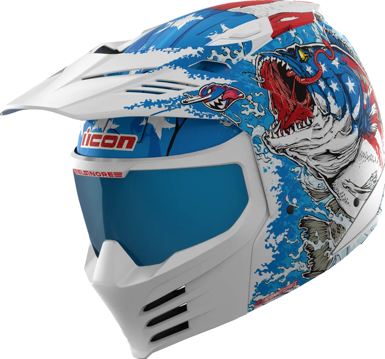 Icon Elsinore American Basstard Modular Helmet