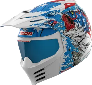 Icon Elsinore American Basstard Modular Helmet