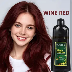 1pcs Hair Dye Shampoo 3-In-1 for Gray Hair, Long-Lasting And Herbal Ingredients Natural Shampoo Hair Dye Effect in Minutes for Girlfriends/Boyfriends