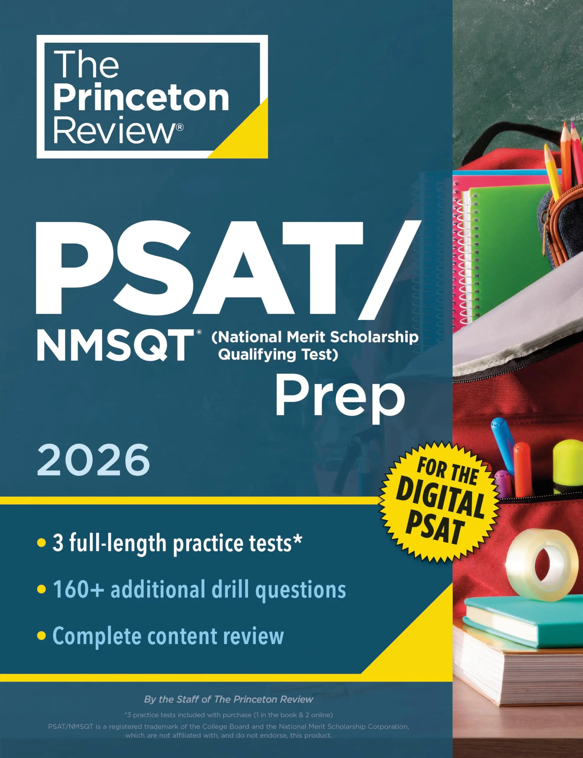 Princeton Review Psat/NMSQT Prep, 2026: 3 Practice Tests + Review + on the internet Tools for the Digital PSAT -- The Princeton Review - Paperback