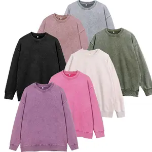 Multi‑Pack Solid Color Washed Long Sleeve Shirts | Loose Fit Casual Basic Tops 3‑Piece Set