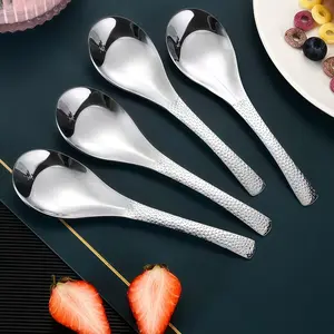Elegant Stainless Steel Cutlery Set, Modern Tableware Sets, Spoons, Mirror Polished, Dishwasher Safe, Perfect for Kitchen Home Weddings Parties Christmas Housewarming