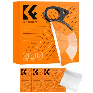 【K&F CONCEPT】B-Serie Handheld half-moon kaleidoscope effect filter, portable filter with three vacuum cleaning cloths, suitable for iPhone and camera, photography accessories.