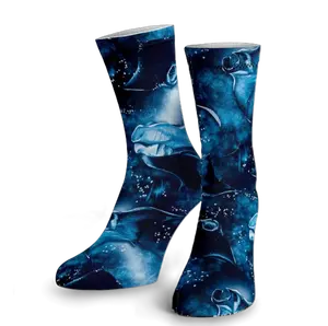 Spacefish Army Manta Mayhem Eco Dive Socks – Quick-Dry, Stretch Fit, One Size