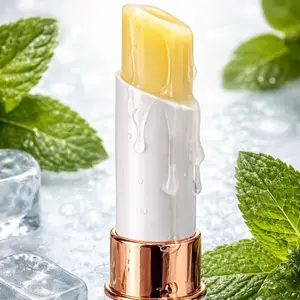 Mint Lip Balm - Cooling Mint Sensation with Jojoba Oil & Shea Butter for Deep Hydration & Softness - Smooth Non-Greasy Finish