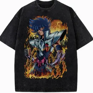 #Phoenix Ikki Shirt, Saint Seiya Shirt, Anime Shirt, Short sleeve round neck for men and women, Fan, suitable for all seasons E0P