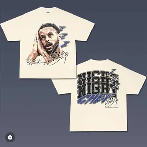 16BARS Night Night Chef T-Shirt, Vintage Basketball Shirt, Streetwear Chef 2 sided Tee Summer Wear Gift For Basketball Fans And Fashion Lovers, Cotton Casual Streetwear