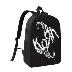 Streetwear Summer Casual Men Tee Shirt Korn Band Skeleton Lightweight And Durable Polyester Backpack to Easily Handle Various Travel Needs.