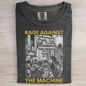Comfort Colors Rage Against T-shirt, Music Graphic Tee, Unisex Gift