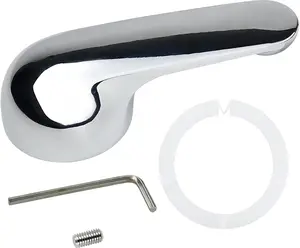 H Handle Replacement for Delta / & / Series Single Function Handle Bathtub & Shower Faucet, Metal Lever Single Handle, Chrome