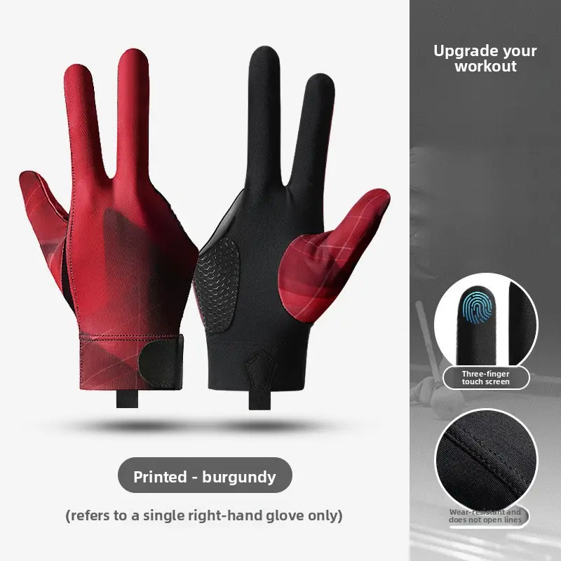 XG76 black and red full-finger model (right hand)