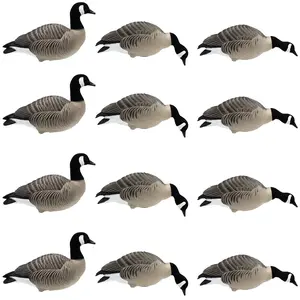 Final Approach HD Full Body Lesser Canada Goose Decoys, 12 Pack