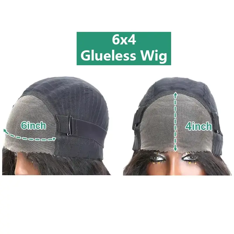 4X6 glueless wigs