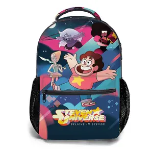 Steven-Universe-Backpacks for Girls, Cute School Backpack for Girls Boys, Aesthetic Bookbag for Teens, Lightweight Classic Backpack for Travel, Work, Picnic A-75