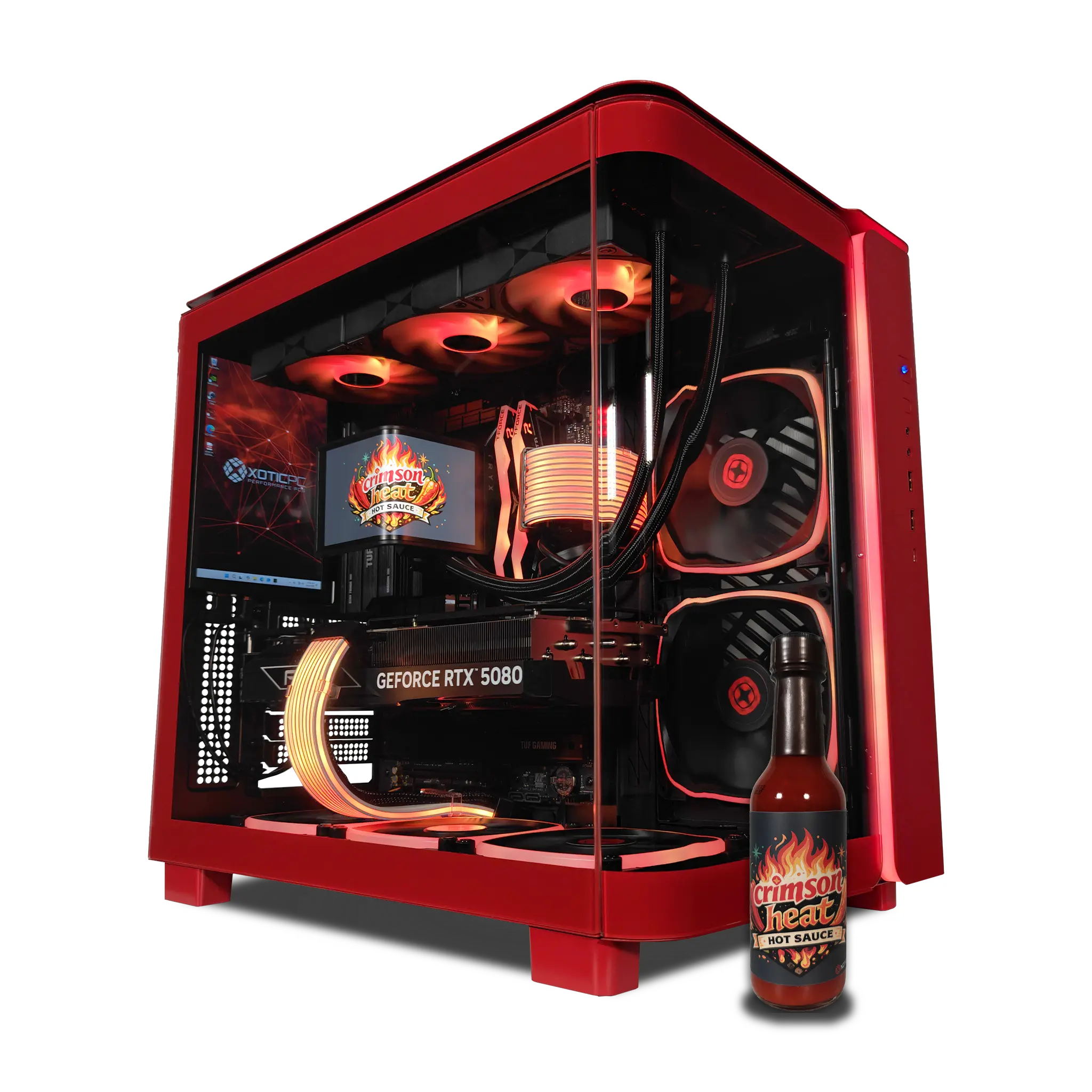 King 95 Crimson Heat Ready to Ship Gaming PC