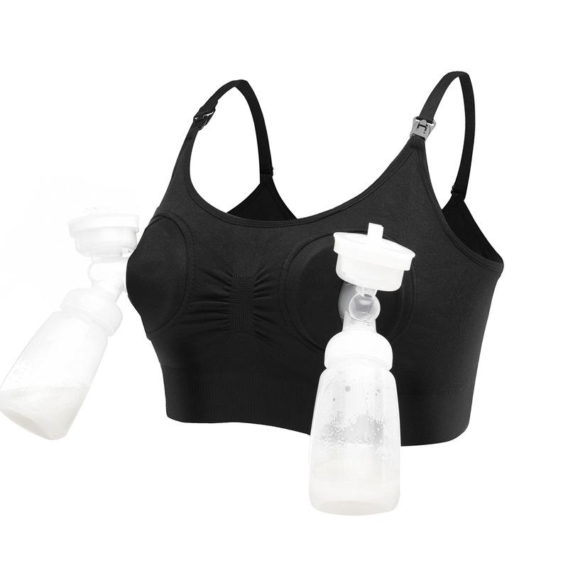 Wireless Nursing Bra for Moms with Milk Absorption