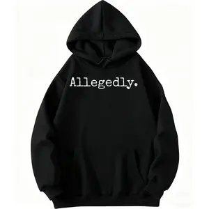 Stay Cozy with Allegedly Funny Attorney Hoodie – Long Sleeve Legal Humor Apparel
