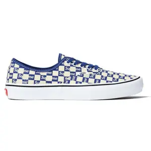 Vans Authentic Supreme Blue Checker Logo (men) by StockX