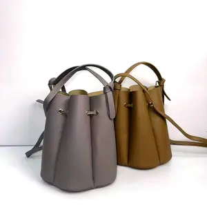 Niche new style women's bag, single shoulder crossbody petal bucket tote bag-P510-1050