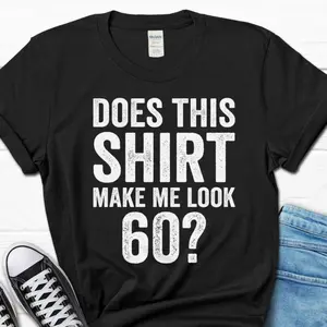 Funny Graphic Tee,60th Birthday Vintage Shirt For Men, 1965 T-Shirt For Him, 60th Birthday Gift, 60th Birthday Men's Gifts, 60 Year Old Tee From Wife