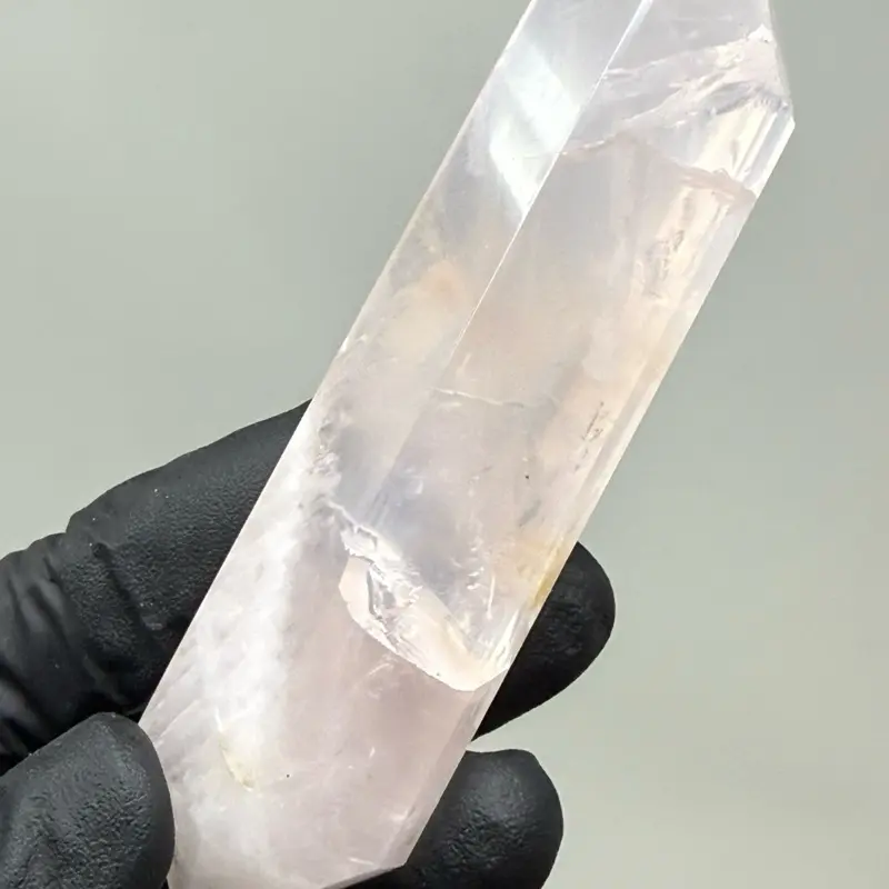4.0” inch DT polished Rose Quartz Wand Specimen