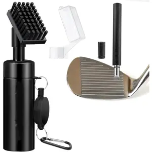 Pro Golf Club Cleaner Brush with Golf Groove Sharpener Tool Golf Towel, Golf Water Brush with Large Capacity Bottle & Retractable Clip-Holds 6.8oz of Water, Golf Accessories for Men Women,summervibes