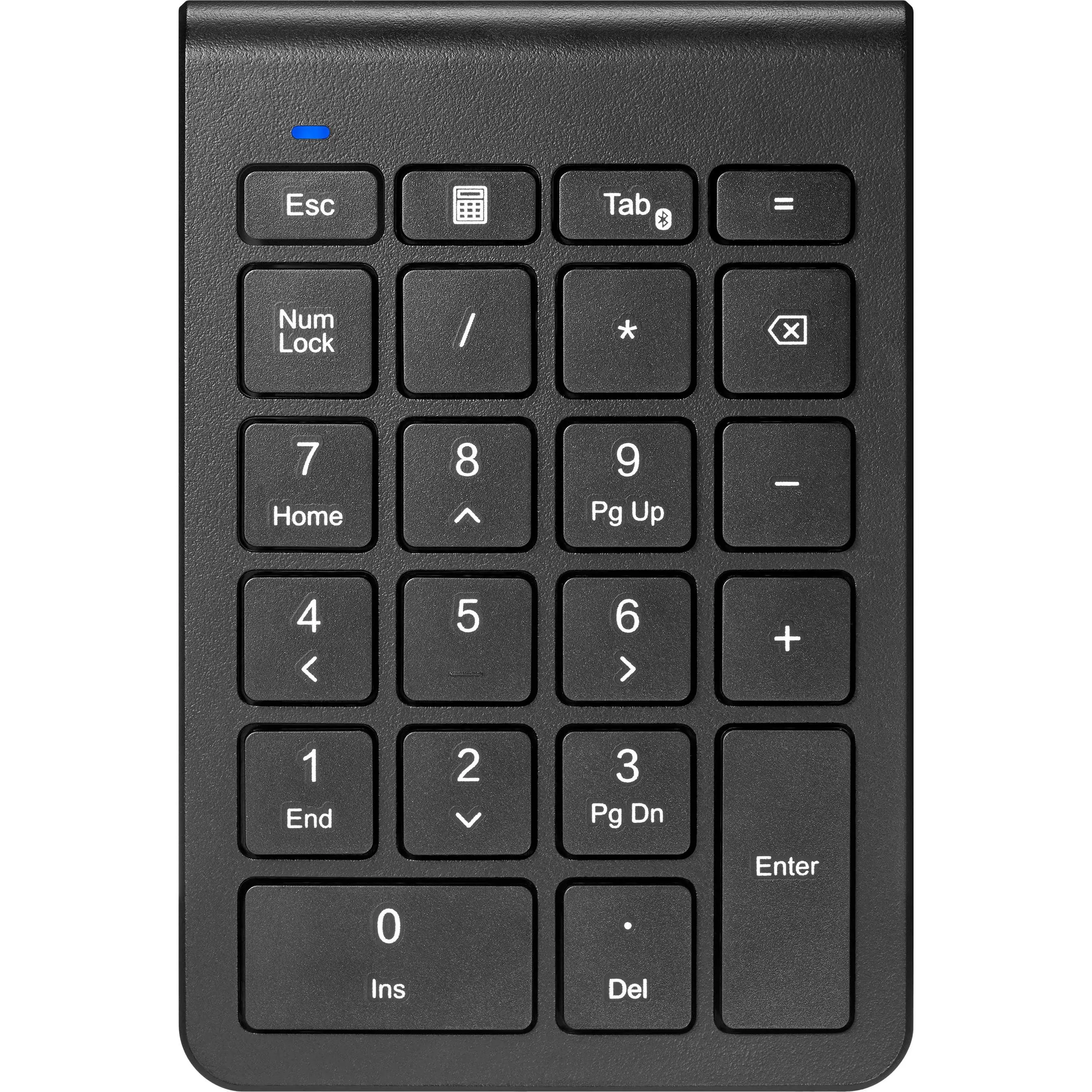 Insignia - 22-Key Bluetooth Scissor Switch Number Keypad for Windows, macOS, ChromeOS, iPadOS and Android - Black