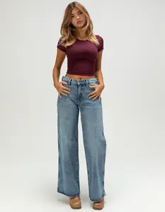 WRANGLER Low Rise Womens Baggy Jeans