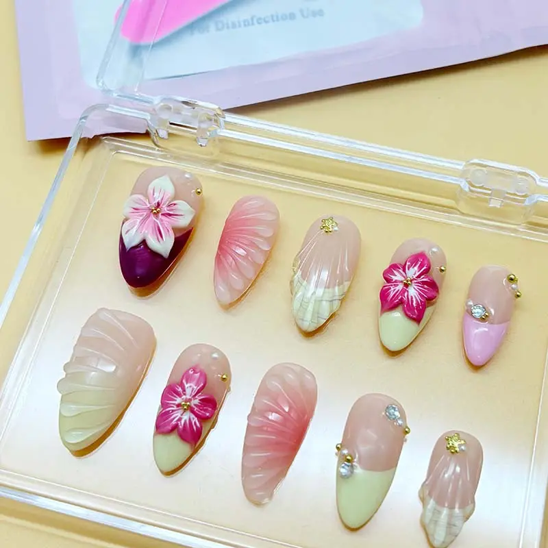 .DP.6030.Water Ripple Pattern Carvable Wearable Nails
