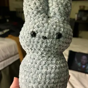 Peeps Easter Bunny Crocheted Stuffed Animal