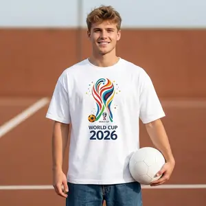 World Cup 2026 Soccer Fan T-Shirt – USA Canada Mexico Football Tee, Lightweight Cotton Graphic Shirt, Vintage Sports Fan Apparel, Unisex Soccer Gift