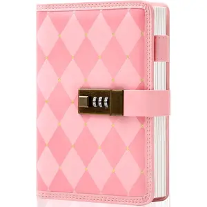 Diary with Lock for Girls Women Pink  Journal with Lock Refillable Leather Locked Diary 224 Pages  B6 Lockable Journals with  Box for Teen Girls 8.0 x 5.5 Inch