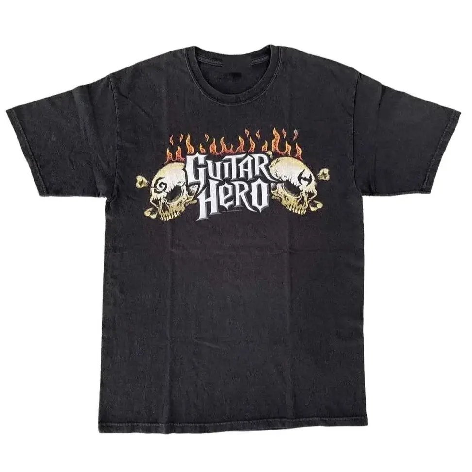 Vintage Guitar Hero 2008 Video Game T-shirt Sweatshirt Hoodie MADE IN USA REPRINT