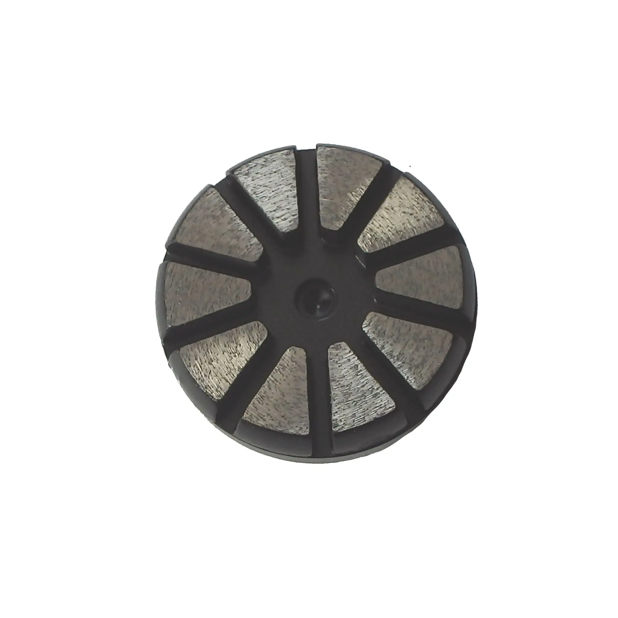 3" Segmented Diamond Grinding Discs 60/80 Grit on Terrco For Concrete Prep